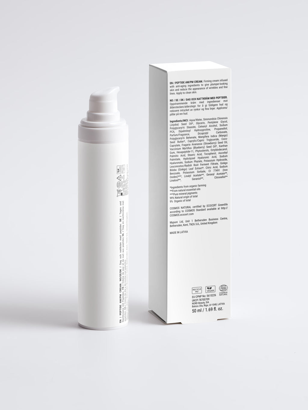 Crema viso giorno e notte ai peptidi - 50 ml