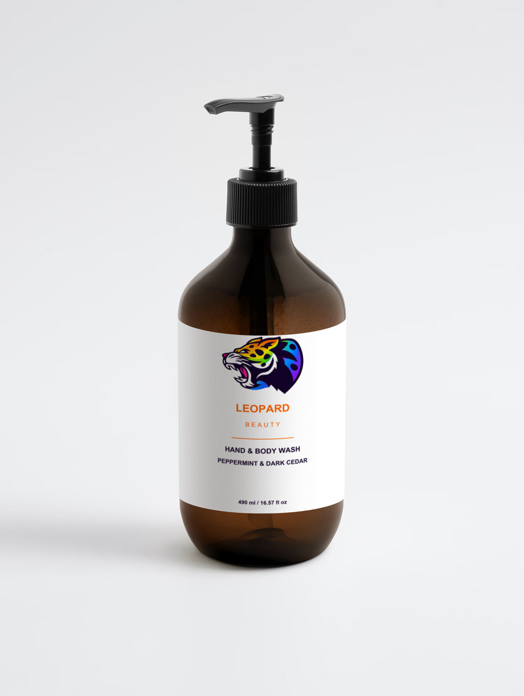 Detergente mani e corpo - Menta e cedro - Flacone ambrato