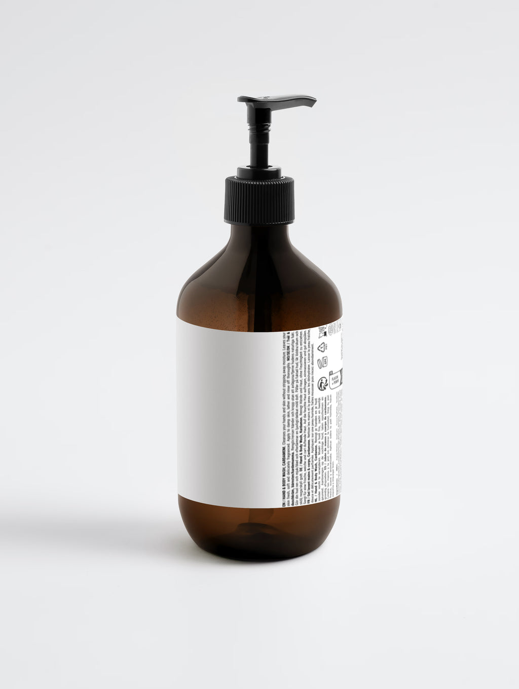 Detergente mani e corpo - Zenzero e cardamomo - Flacone ambrato