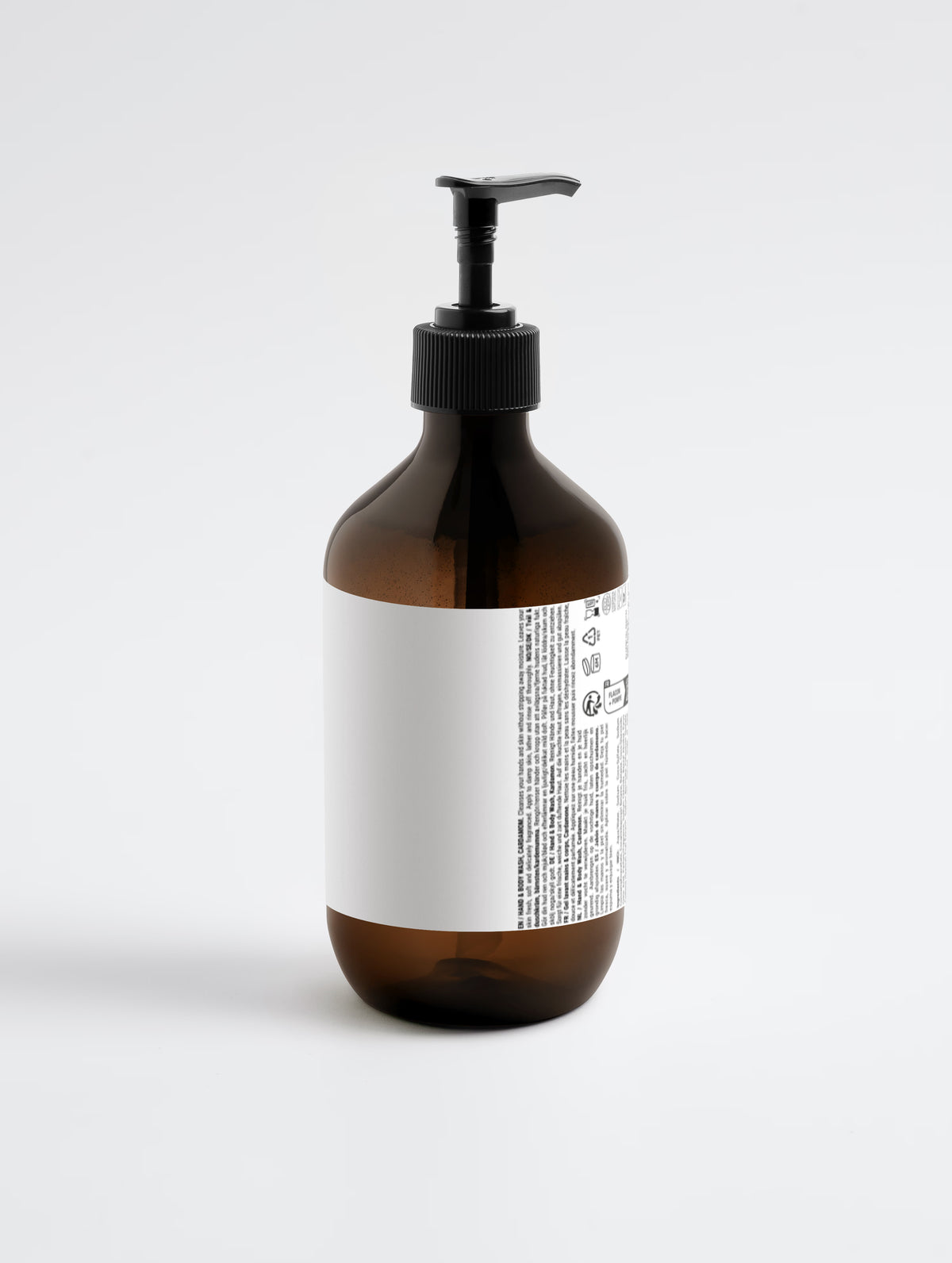 Detergente mani e corpo - Zenzero e cardamomo - Flacone ambrato