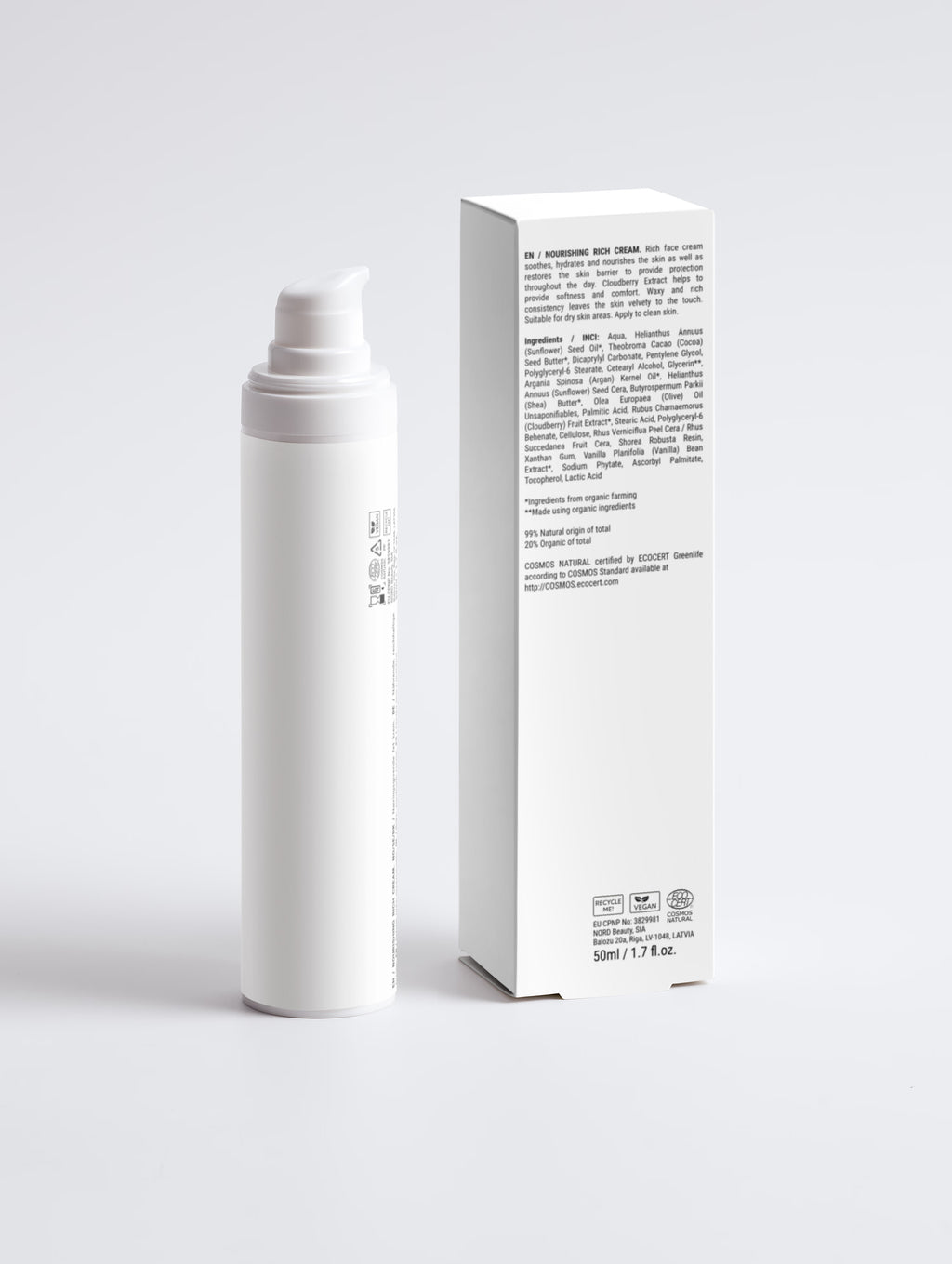 Crema viso ricca nutriente - Senza profumo
