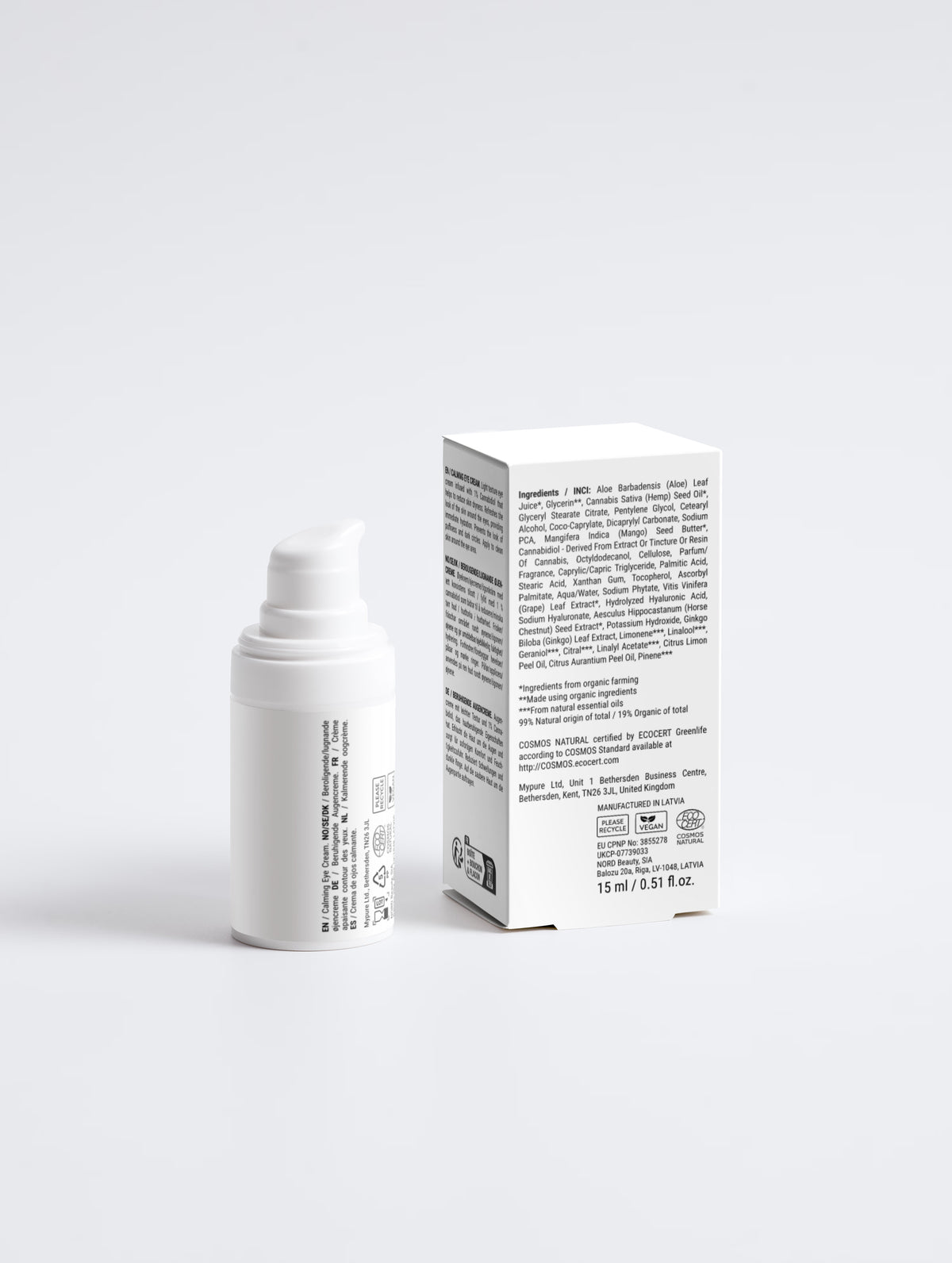 Crema contorno occhi lenitiva al CBD